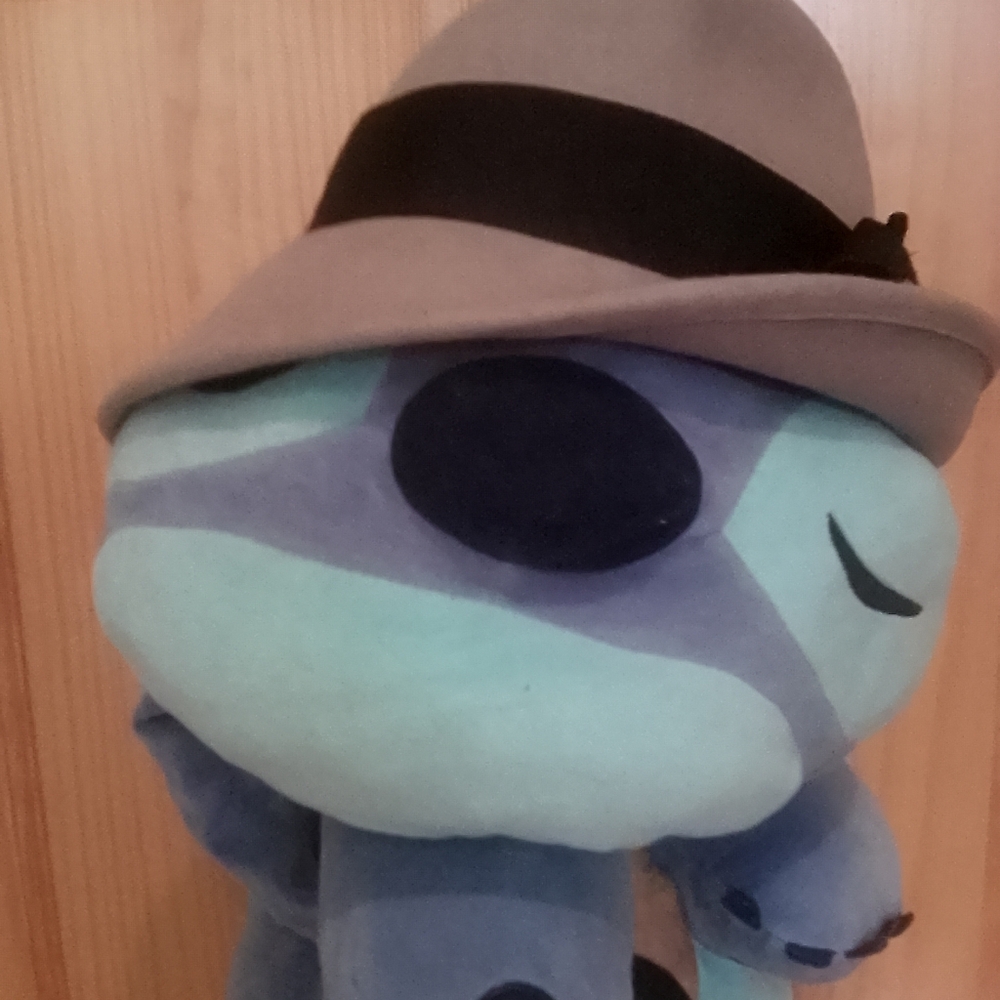 Grey Fedora Hat with Black Band